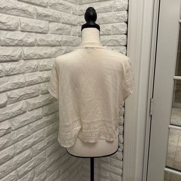 Y2K Crochet Pattered Shrug / Cardigan - Picture 6 of 6